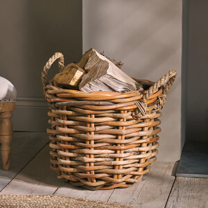 Nkuku Rattan Chunky Basket Small